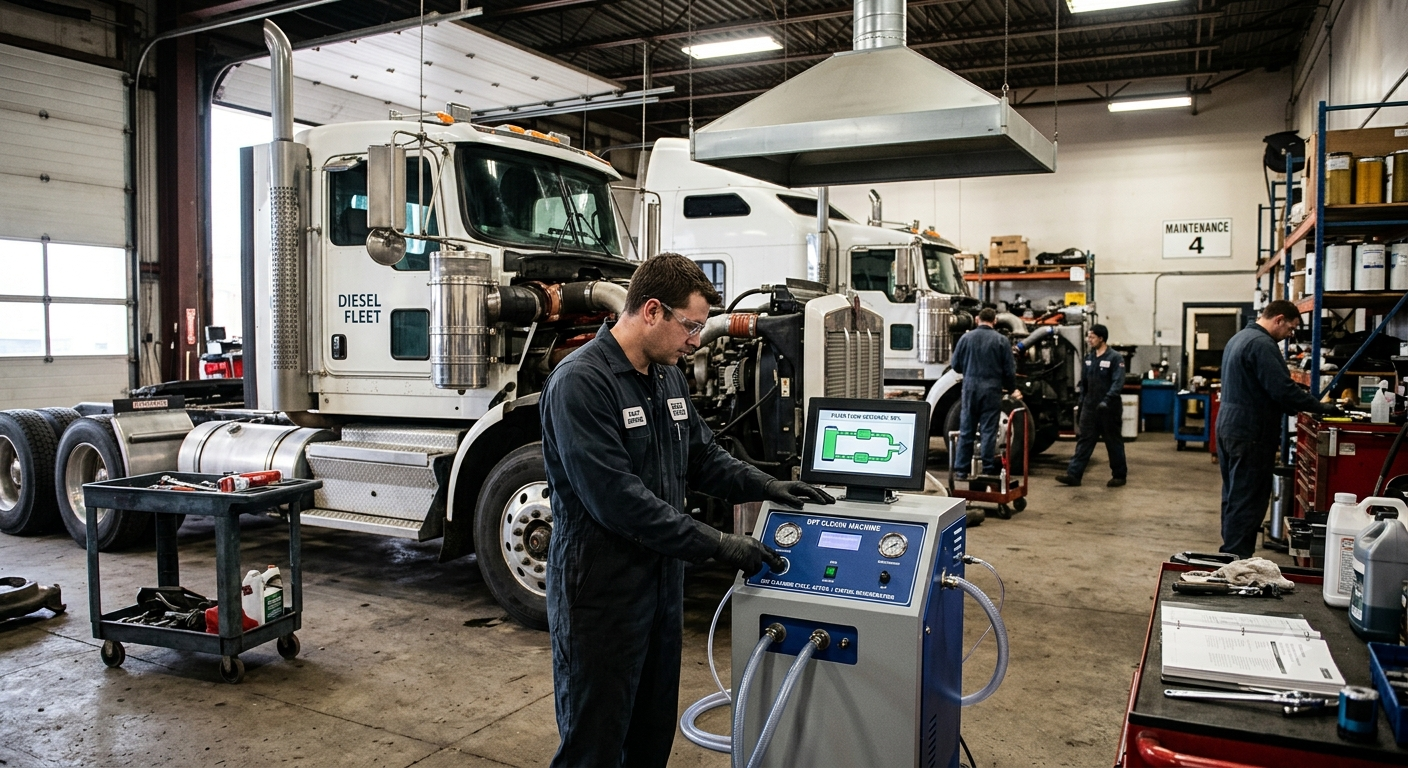 The Benefits of Professional DPF Cleaning for Diesel Fleet Owners